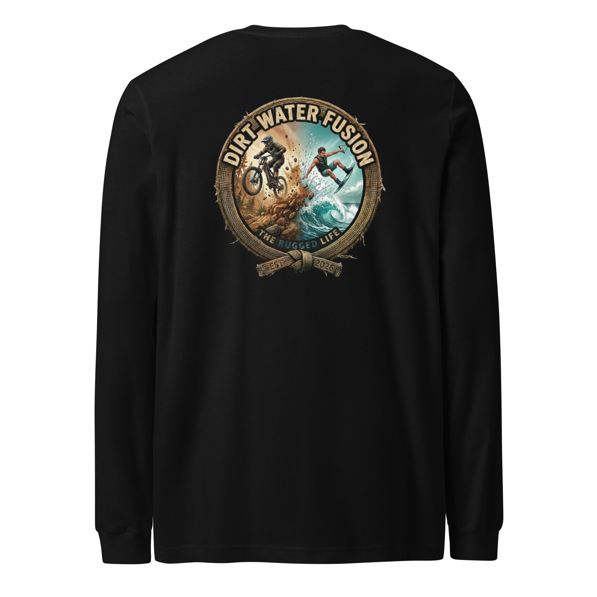 Mountain Bike Long Sleeve Tee - Outdoor Adventure Shirt | Dirt Water Fusion image
