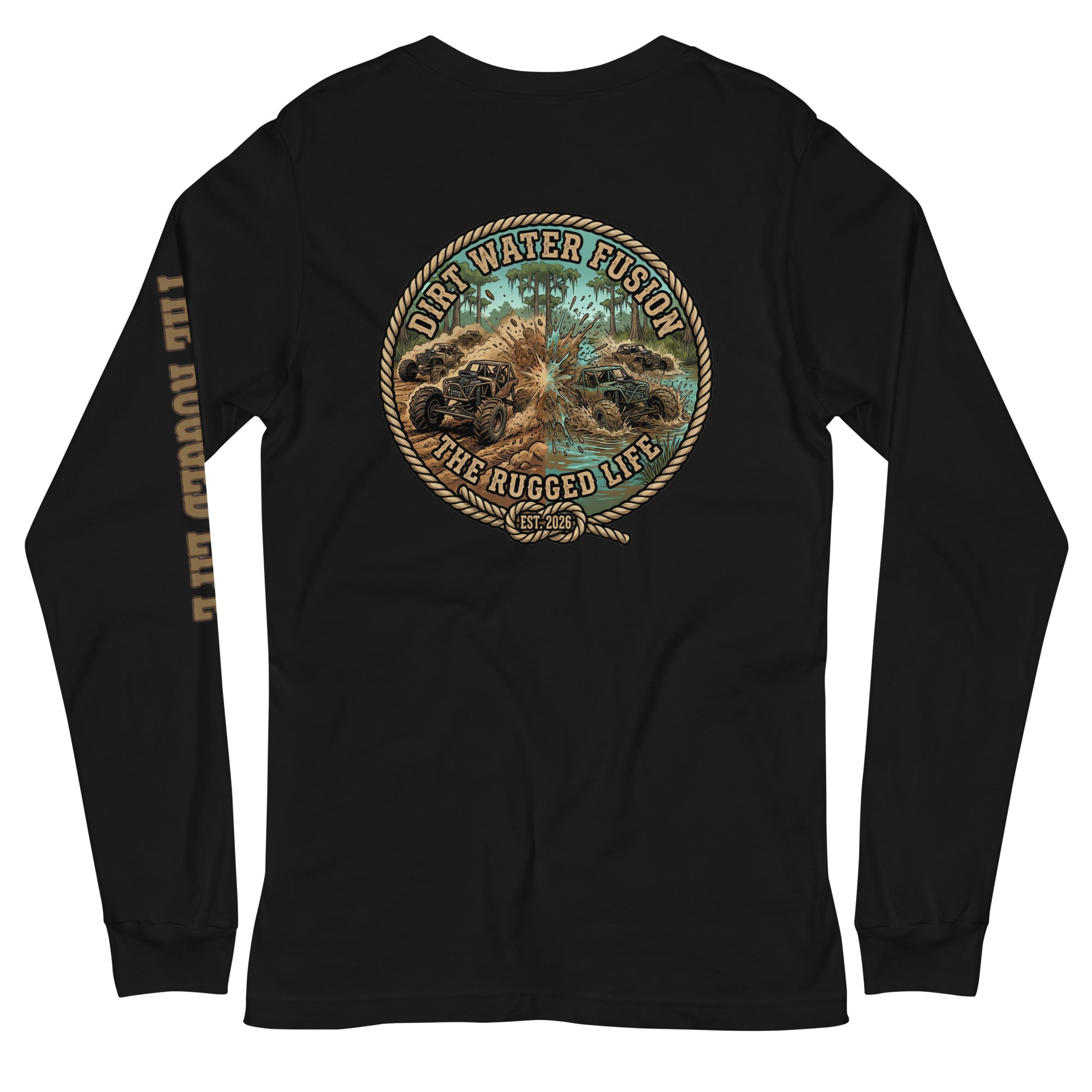 Swamp Buggy Long Sleeve Tee - Off-Road Adventure Shirt | Dirt Water Fusion image
