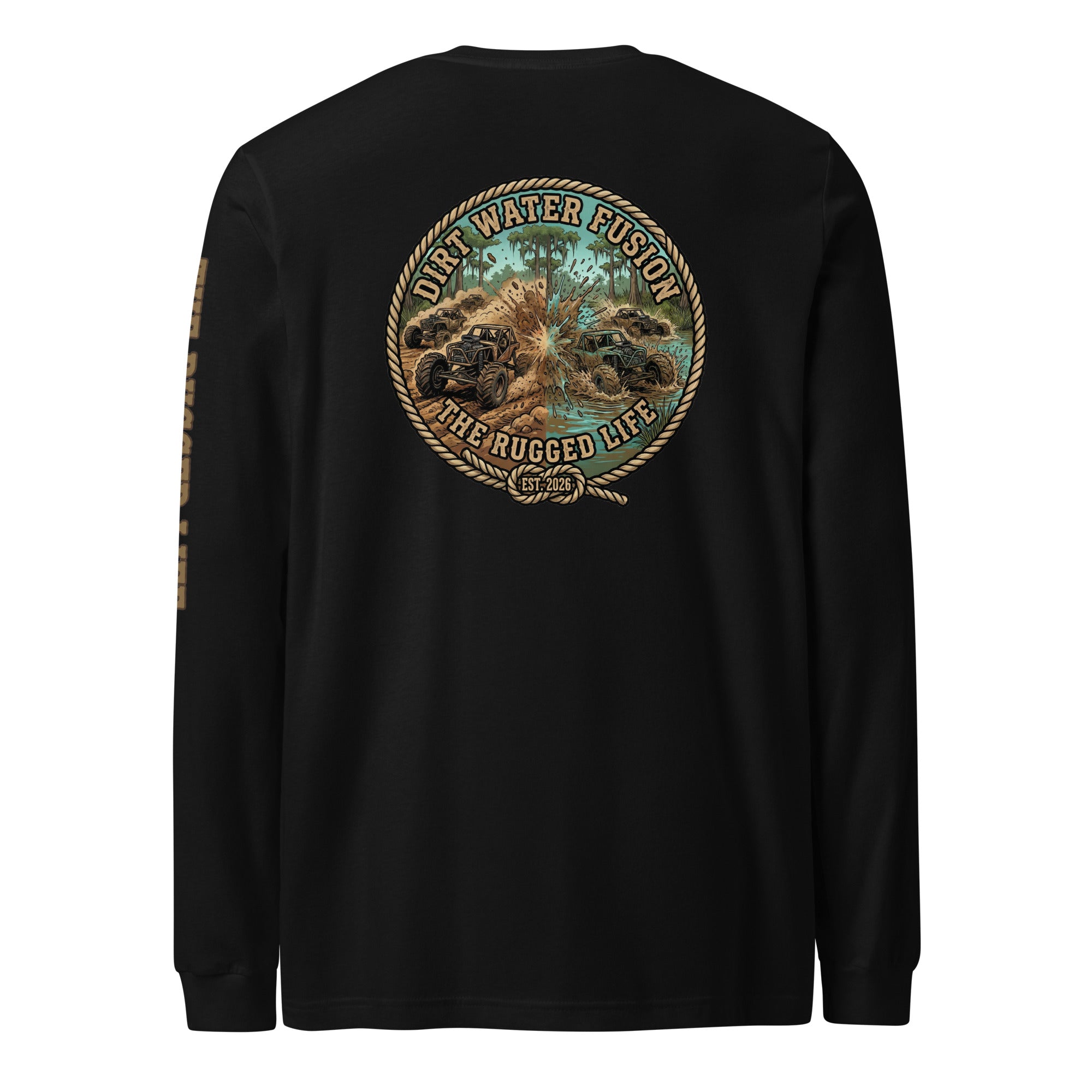 Swamp Buggy Long Sleeve Tee - Off-Road Adventure Shirt | Dirt Water Fusion image

