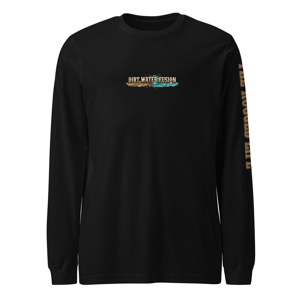 ATV Boating Fishing Mahi  Long Sleeve Tee - Dirt Water Fusion Relaxed Vibe image