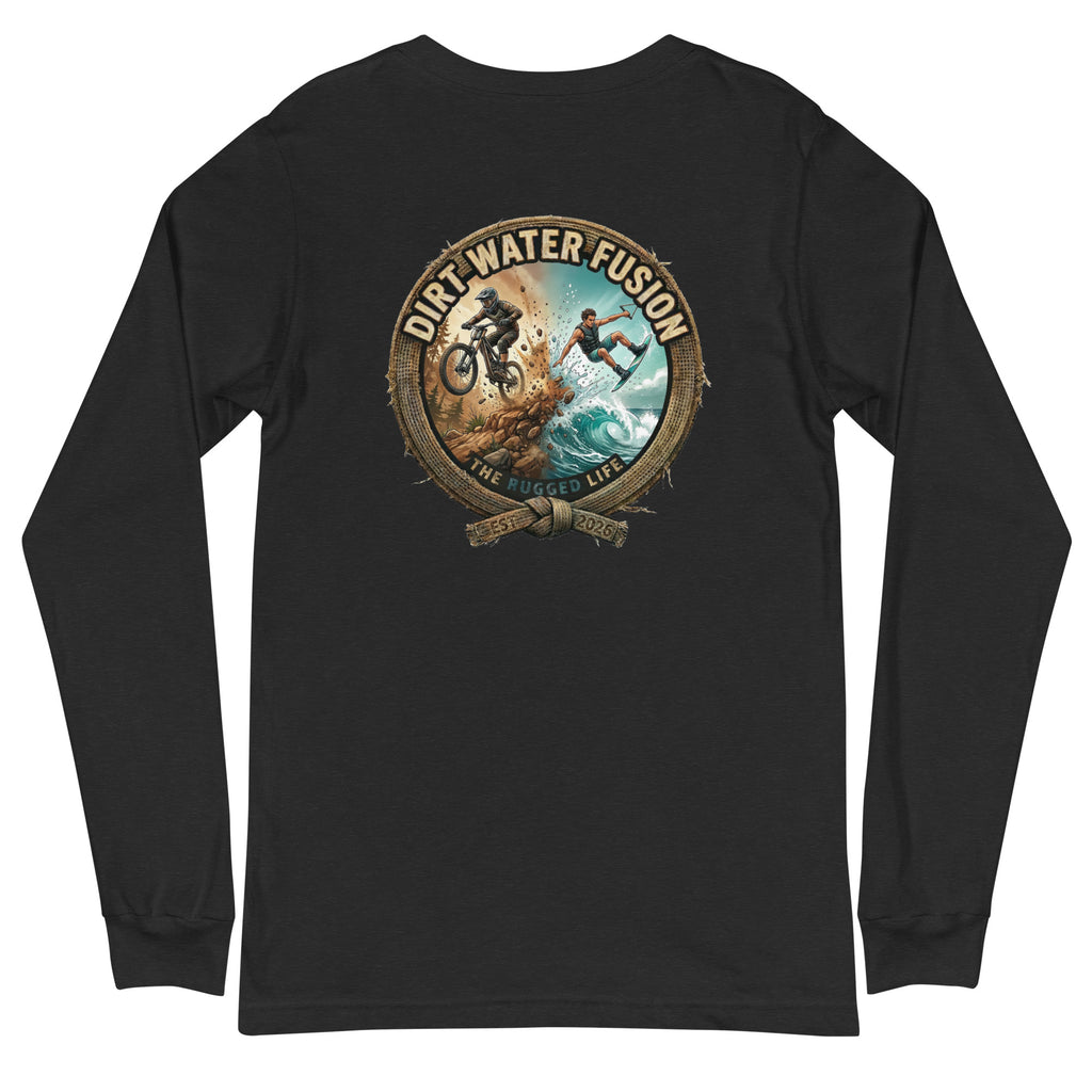 Mountain Bike Long Sleeve Tee - Outdoor Adventure Shirt | Dirt Water Fusion image
