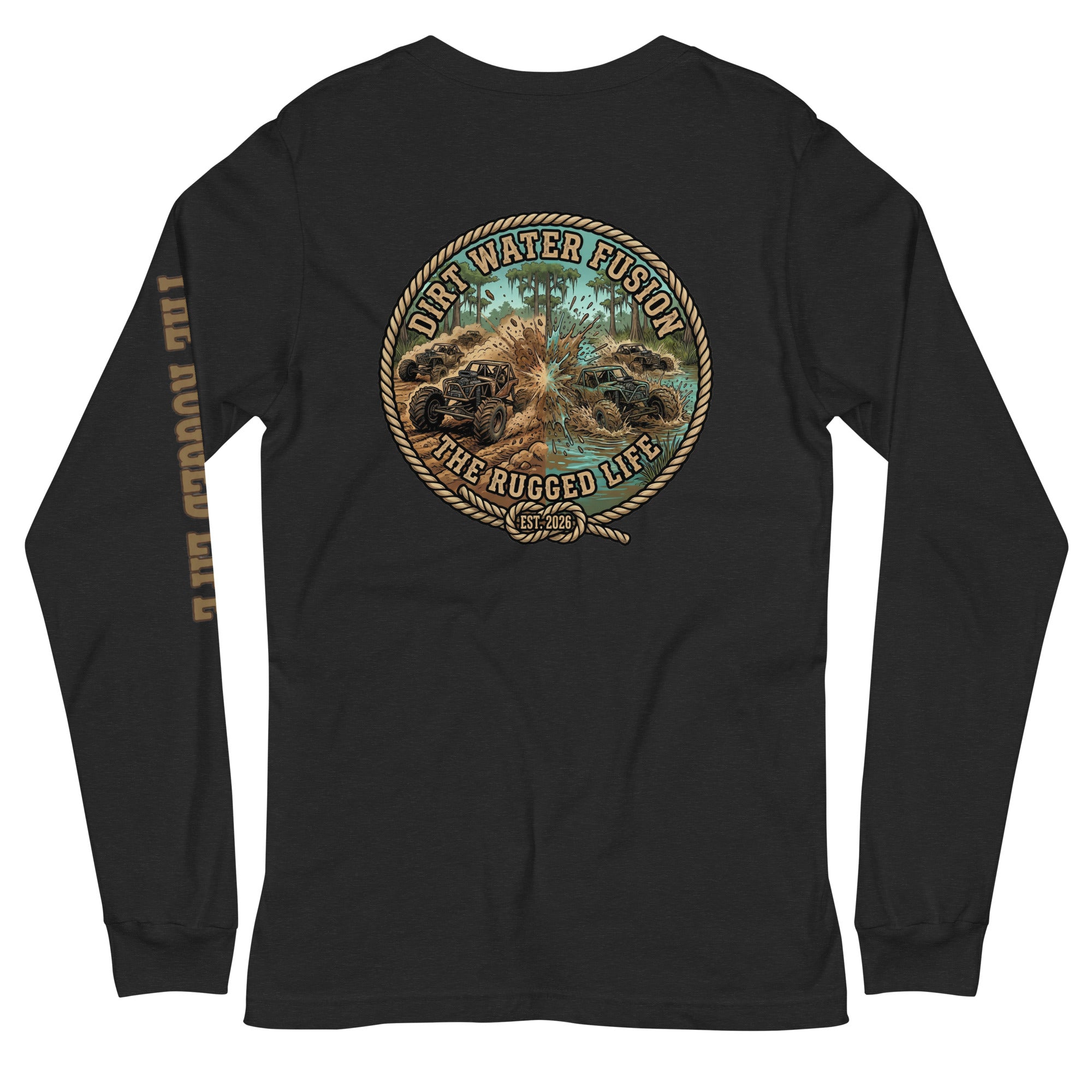 Swamp Buggy Long Sleeve Tee - Off-Road Adventure Shirt | Dirt Water Fusion image
