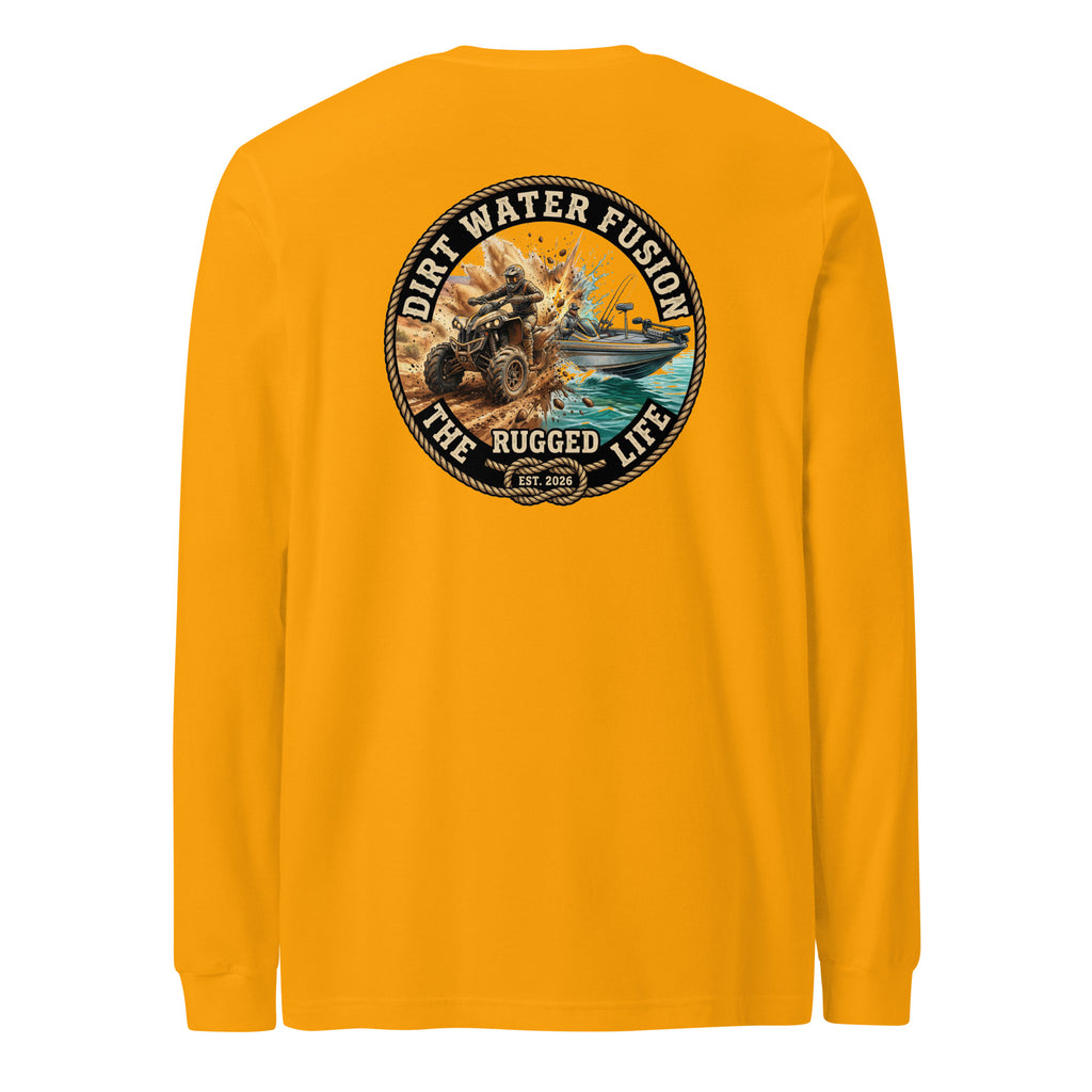 ATV & Bass Boat Long Sleeve Tee - Outdoor Adventure Shirt | Dirt Water Fusion image
