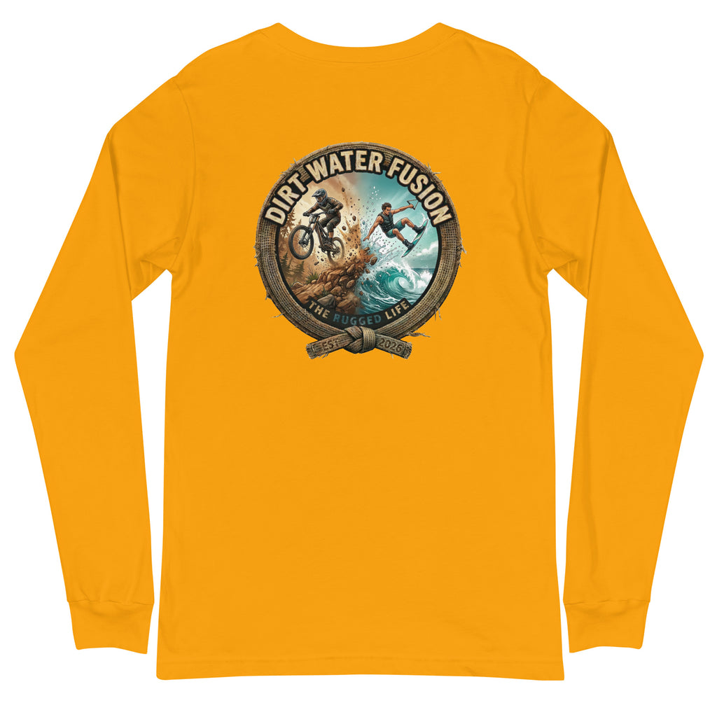 Mountain Bike Long Sleeve Tee - Outdoor Adventure Shirt | Dirt Water Fusion image
