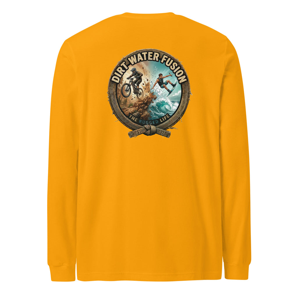 Mountain Bike Long Sleeve Tee - Outdoor Adventure Shirt | Dirt Water Fusion image
