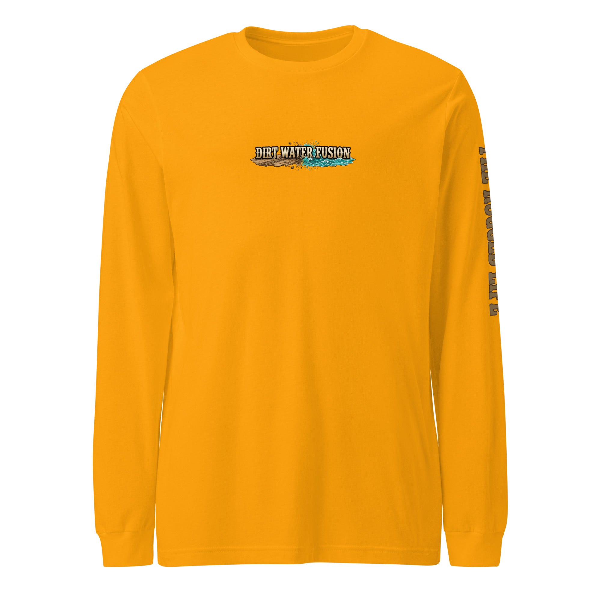 Camping & Fly Fishing Long Sleeve Tee - Outdoor Adventure Shirt | Dirt Water Fusion image
