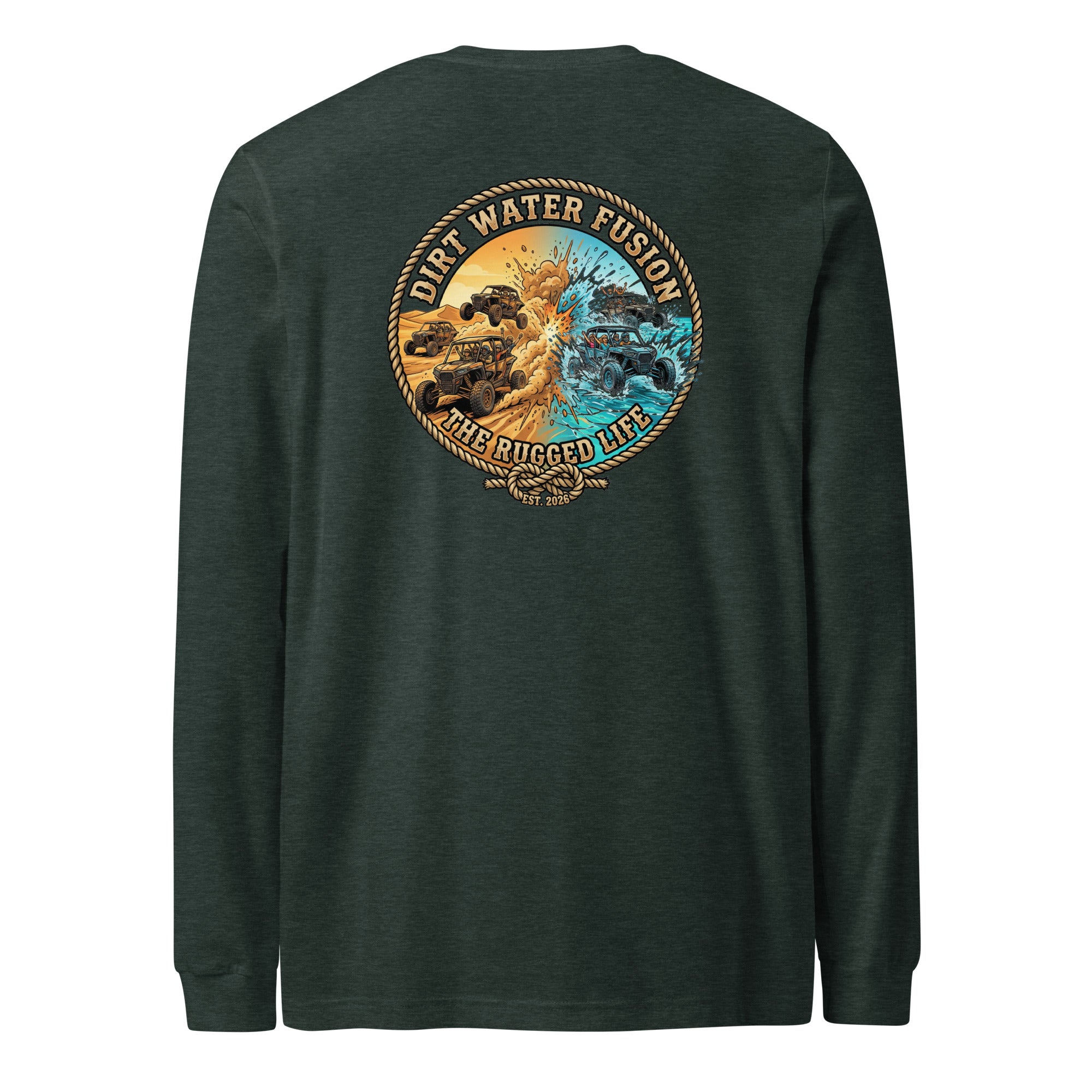 Swamp Buggy Long Sleeve Tee - Off-Road Adventure Shirt | Dirt Water Fusion image
