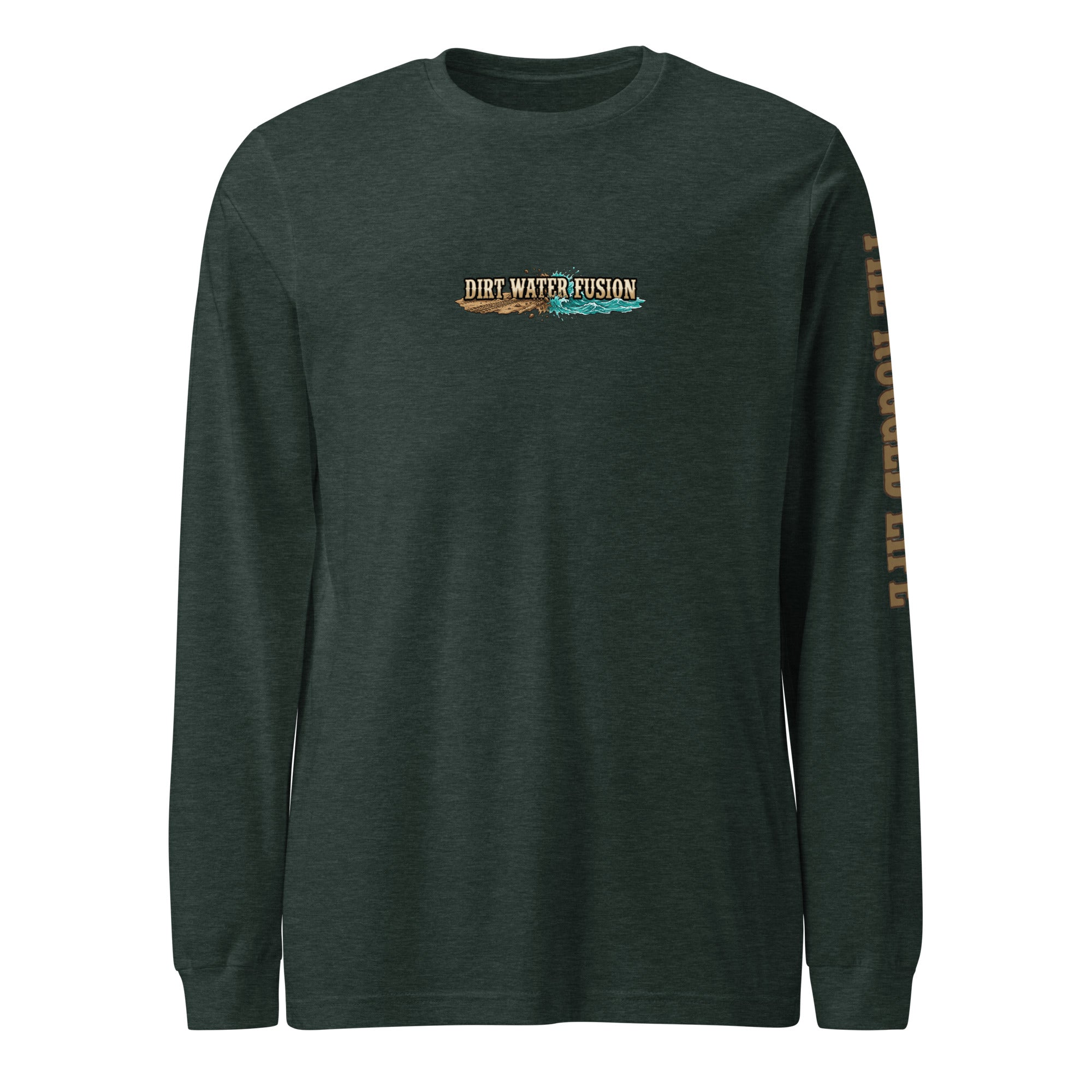 Jeep & Boat Long Sleeve Tee - Off-Road Water Adventure Shirt | Dirt Water Fusion image
