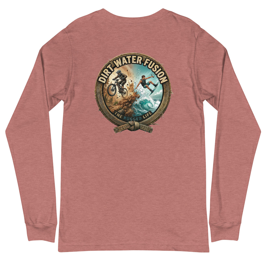 Mountain Bike Long Sleeve Tee - Outdoor Adventure Shirt | Dirt Water Fusion image
