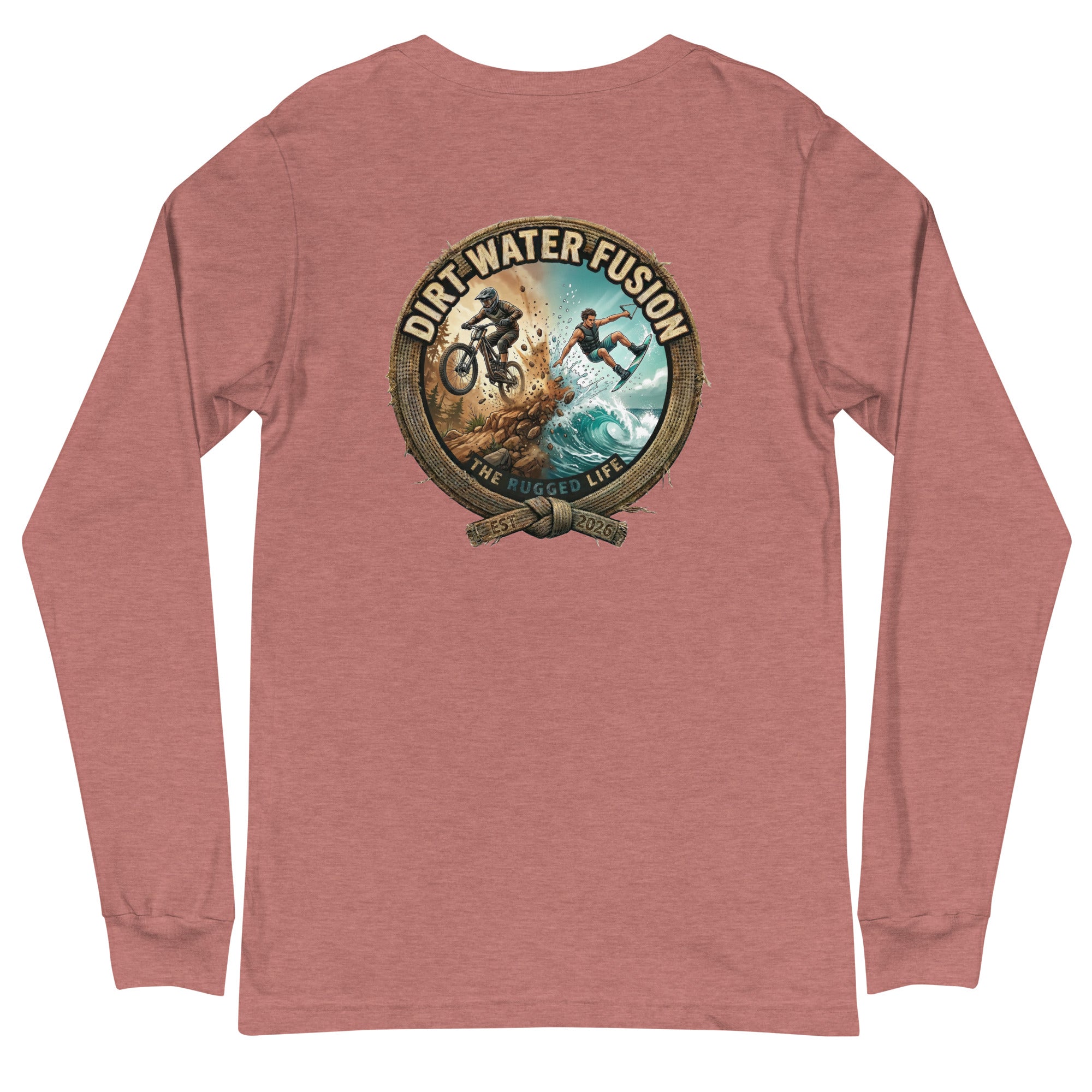 Mountain Bike Long Sleeve Tee - Outdoor Adventure Shirt | Dirt Water Fusion image
