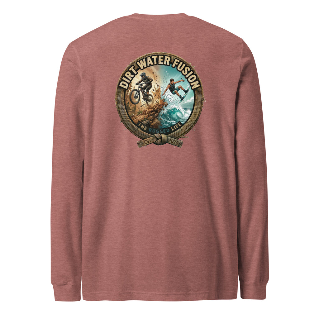 Mountain Bike Long Sleeve Tee - Outdoor Adventure Shirt | Dirt Water Fusion image
