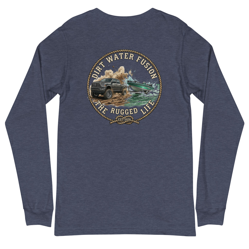 Dodge Truck Pull Long Sleeve Tee - Truck & Boat Lovers Shirt | Dirt Water Fusion image
