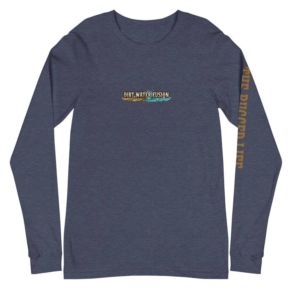 ATV Boating Fishing Mahi  Long Sleeve Tee - Dirt Water Fusion Relaxed Vibe image