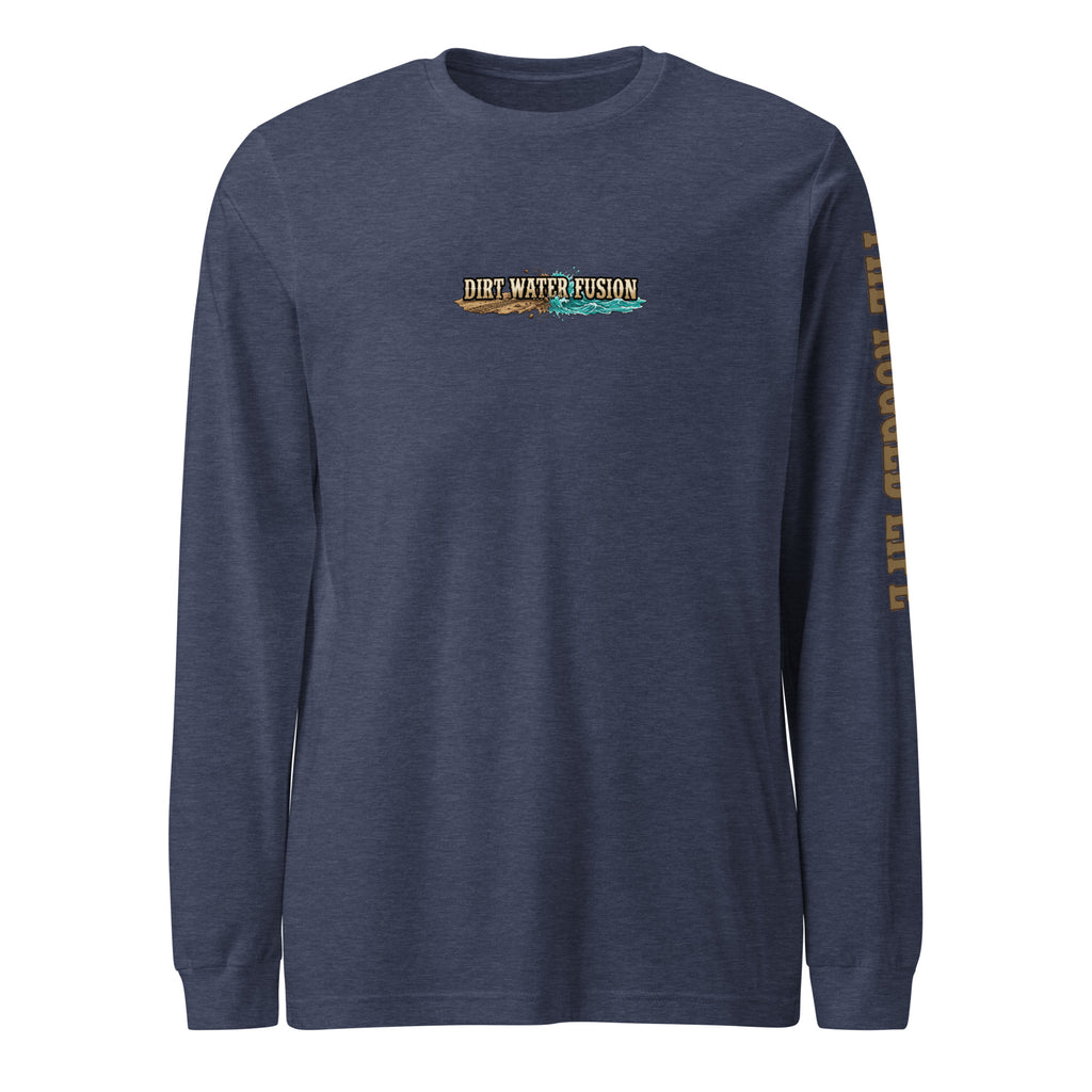 ATV Boating Fishing Mahi  Long Sleeve Tee - Dirt Water Fusion Relaxed Vibe image
