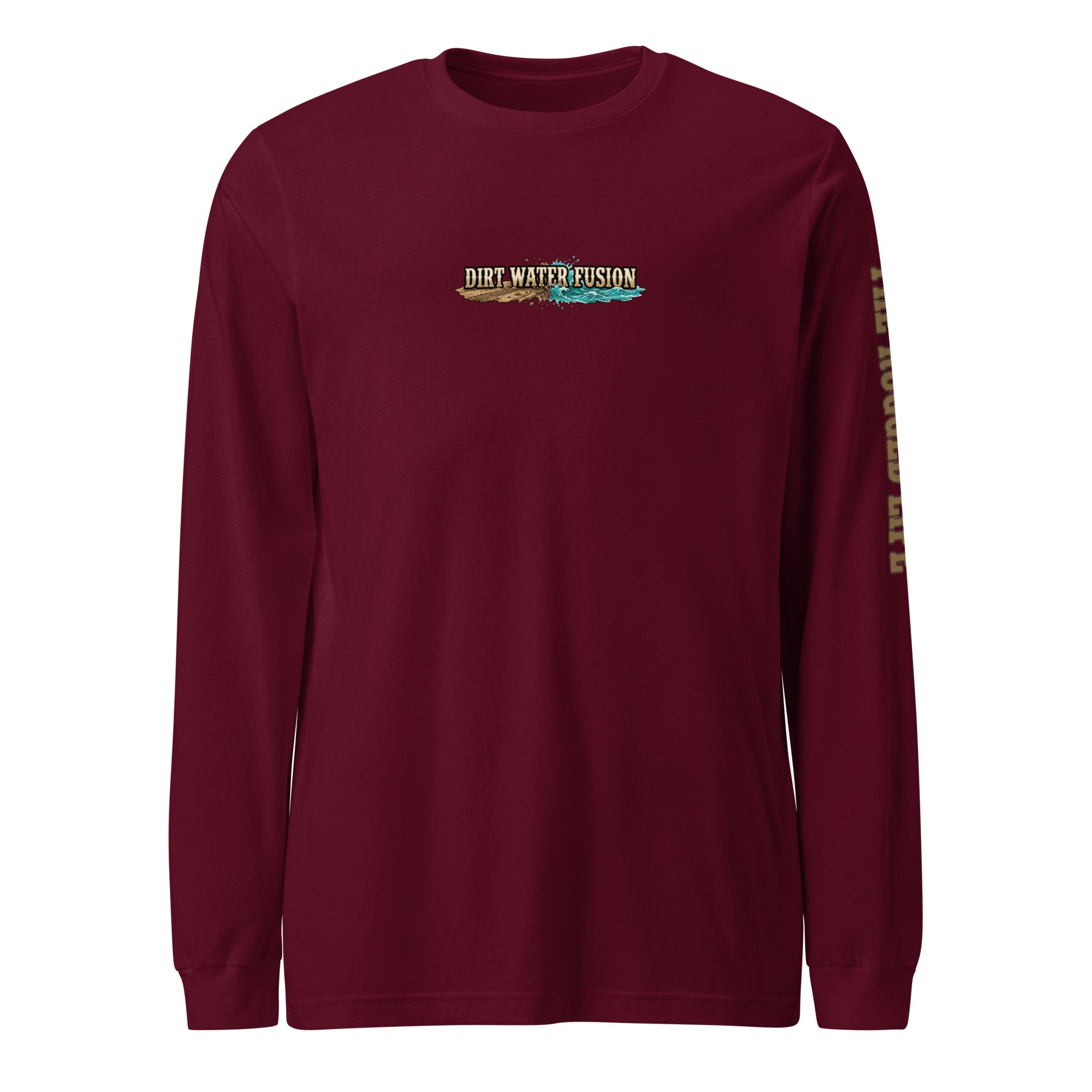 Camping & Fly Fishing Long Sleeve Tee - Outdoor Adventure Shirt | Dirt Water Fusion image
