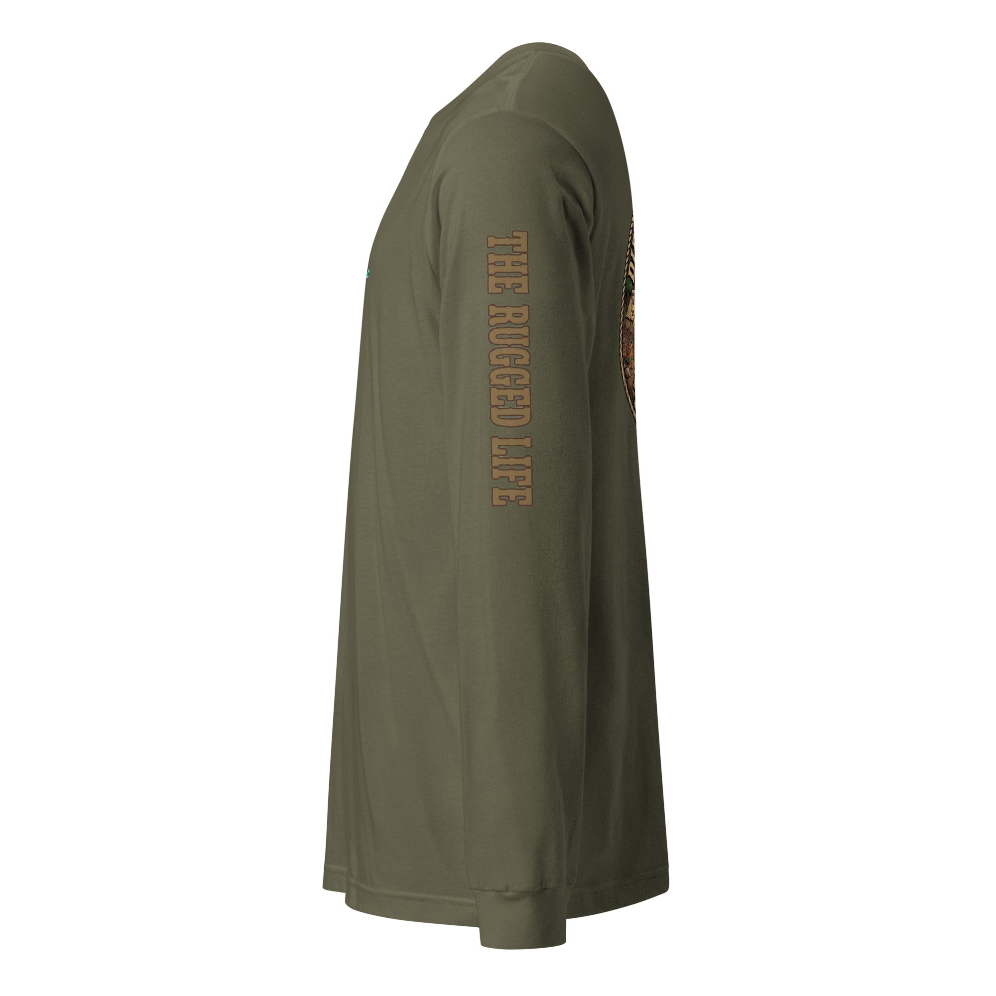 Camping & Fly Fishing Long Sleeve Tee - Outdoor Adventure Shirt | Dirt Water Fusion image
