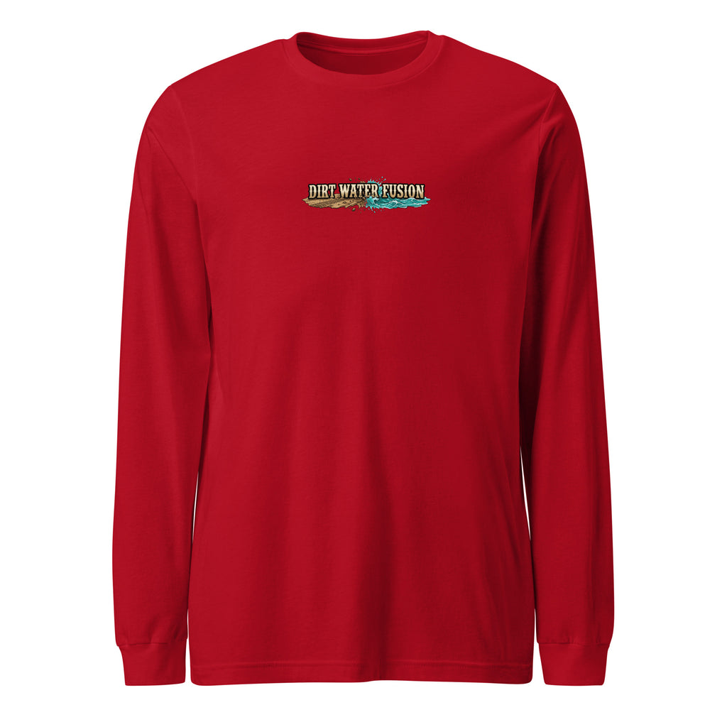 ATV & Bass Boat Long Sleeve Tee - Outdoor Adventure Shirt | Dirt Water Fusion image
