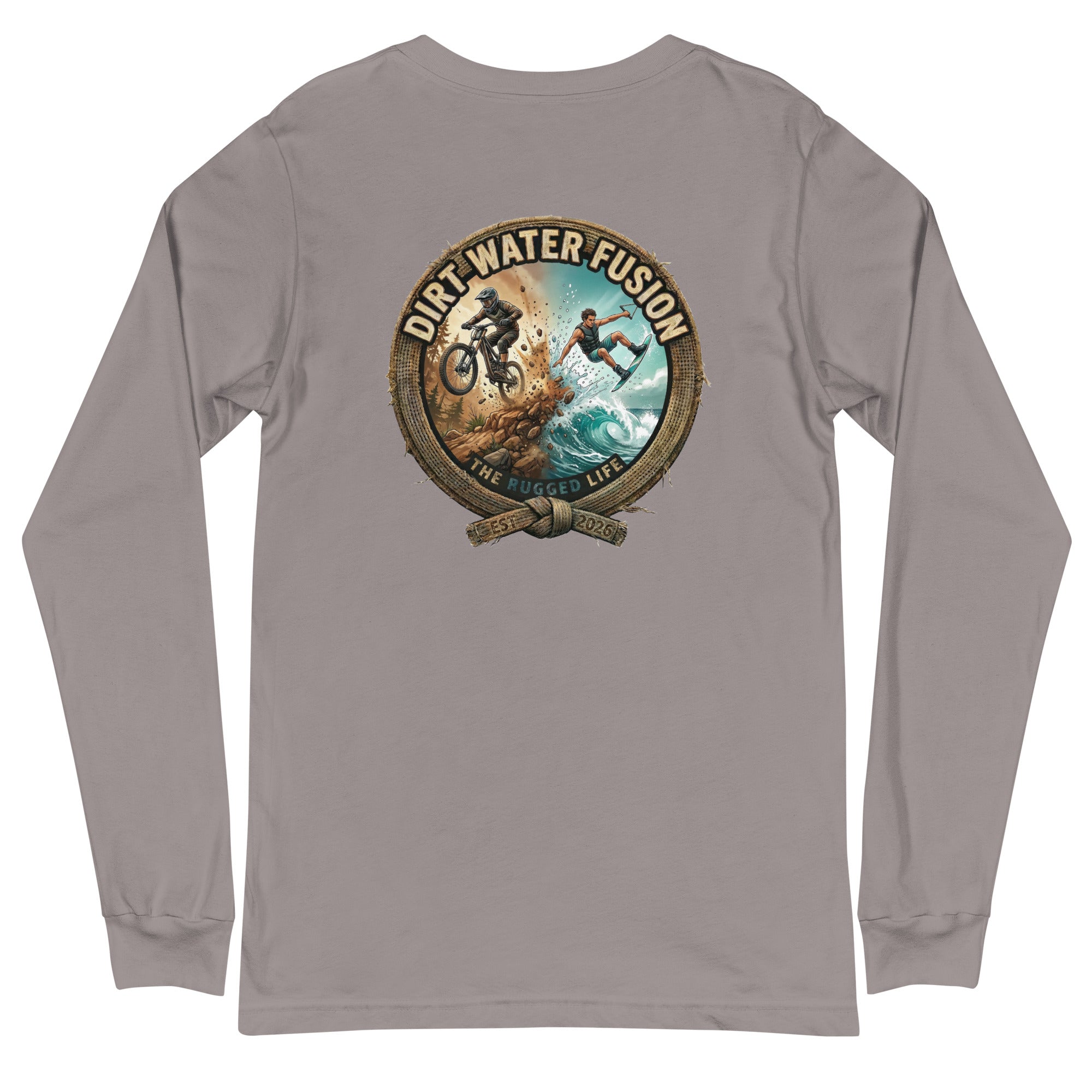 Mountain Bike Long Sleeve Tee - Outdoor Adventure Shirt | Dirt Water Fusion image
