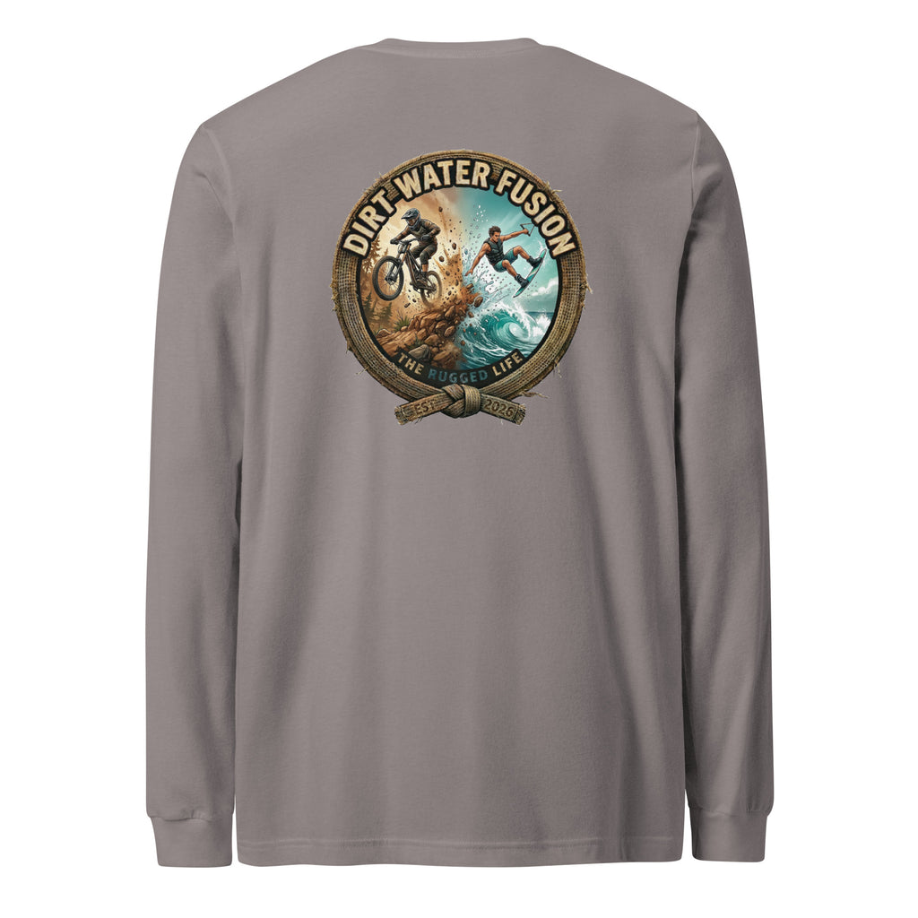 Mountain Bike Long Sleeve Tee - Outdoor Adventure Shirt | Dirt Water Fusion image
