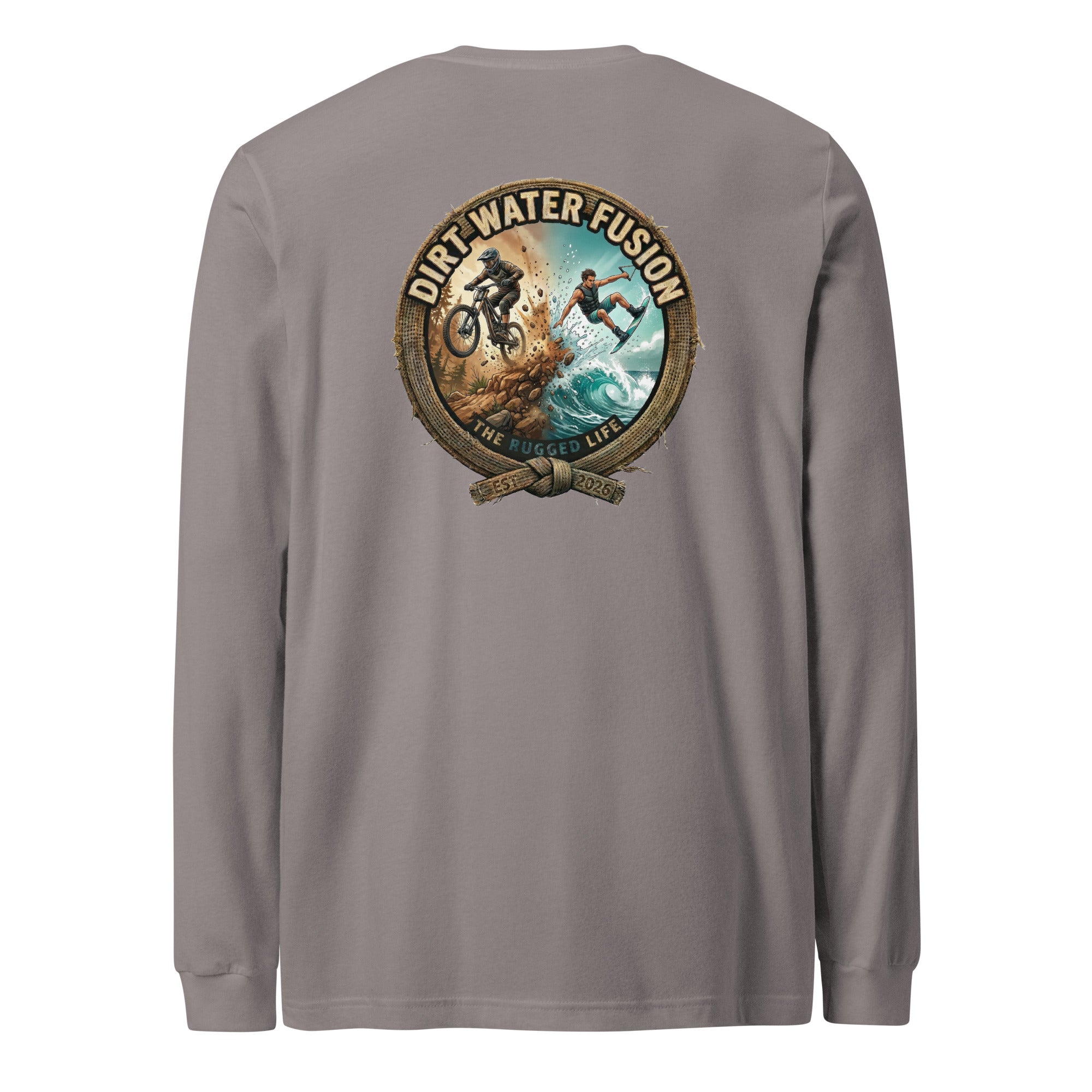 Mountain Bike Long Sleeve Tee - Outdoor Adventure Shirt | Dirt Water Fusion image
