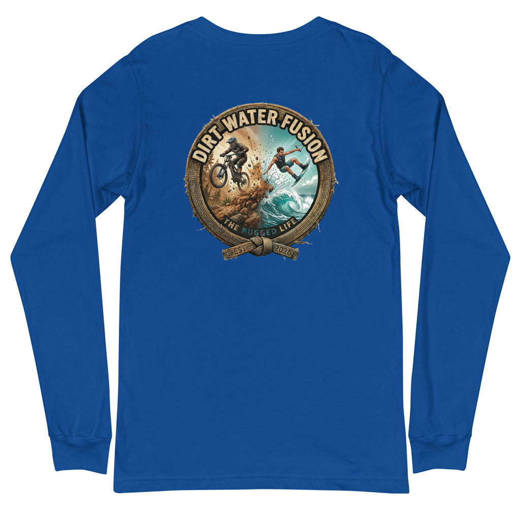 Mountain Bike Long Sleeve Tee - Outdoor Adventure Shirt | Dirt Water Fusion image
