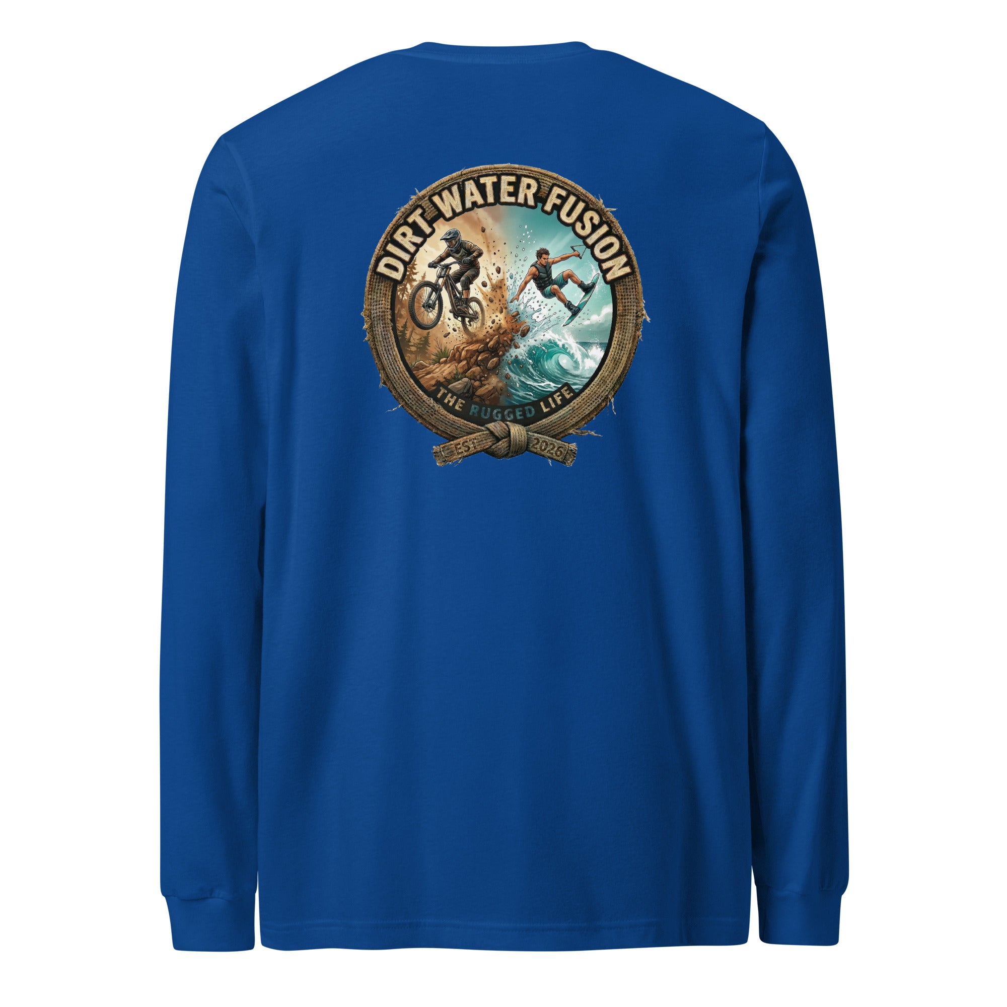 Mountain Bike Long Sleeve Tee - Outdoor Adventure Shirt | Dirt Water Fusion image
