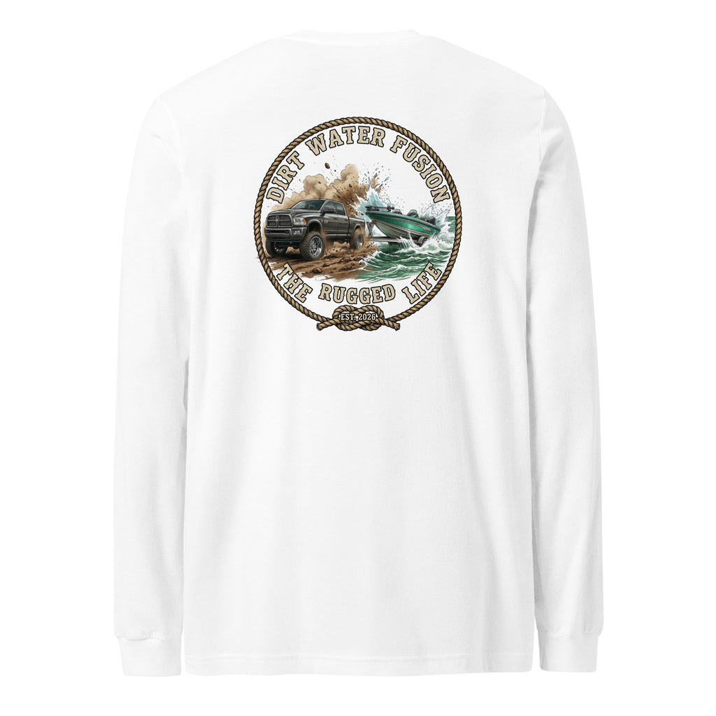Dodge Truck Pull Long Sleeve Tee - Truck & Boat Lovers Shirt | Dirt Water Fusion image

