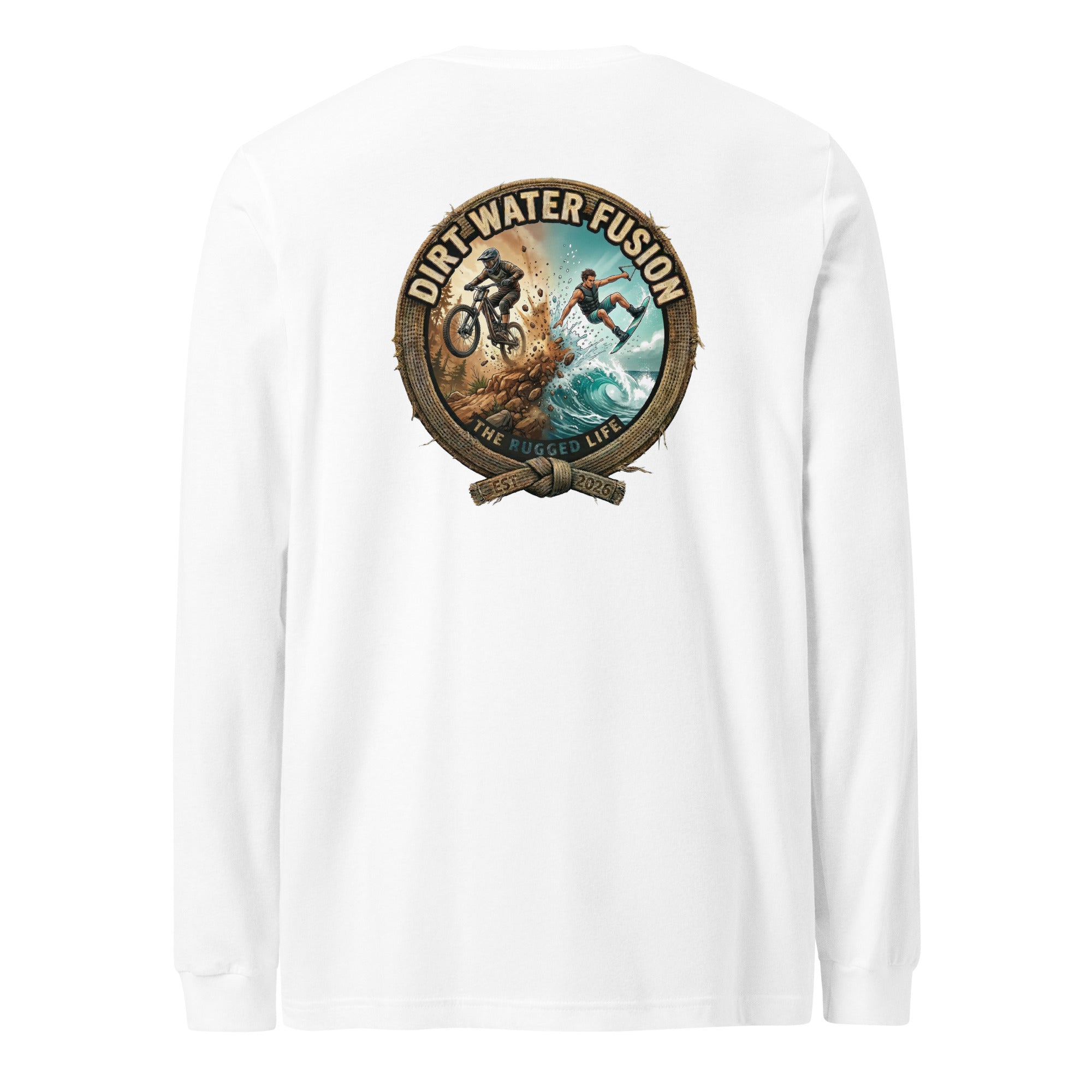 Mountain Bike Long Sleeve Tee - Outdoor Adventure Shirt | Dirt Water Fusion image
