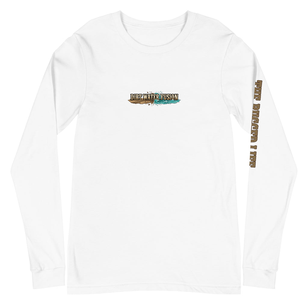 Camping & Fly Fishing Long Sleeve Tee - Outdoor Adventure Shirt | Dirt Water Fusion image
