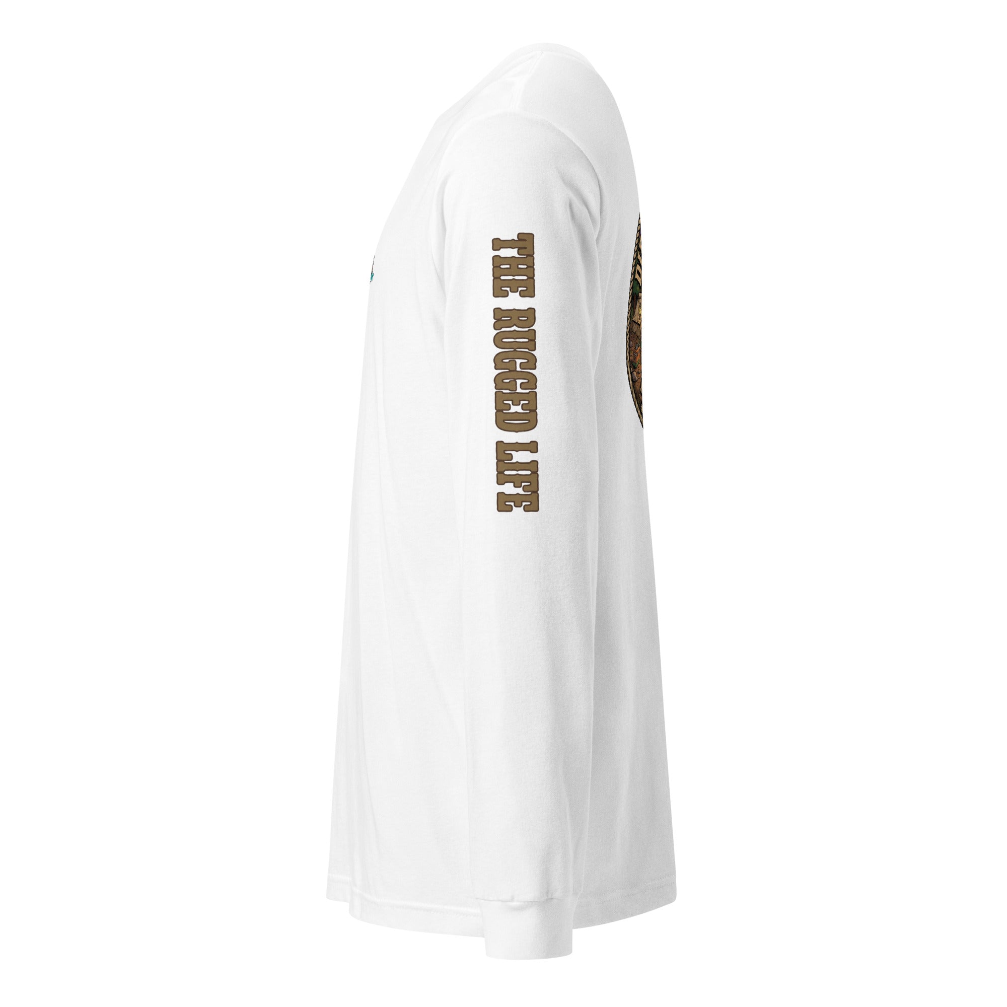 Camping & Fly Fishing Long Sleeve Tee - Outdoor Adventure Shirt | Dirt Water Fusion image
